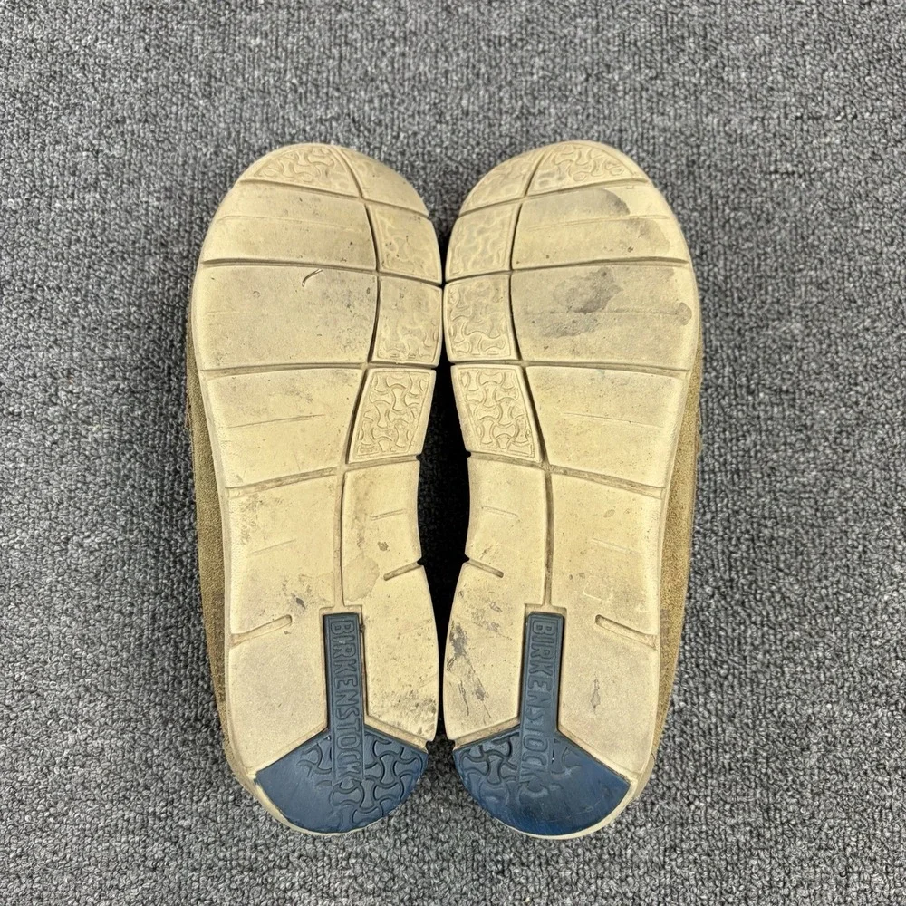 Birkenstock Utti Slip On Size 42 Mens 9 Casual Taupe Suede Comfort Shoes